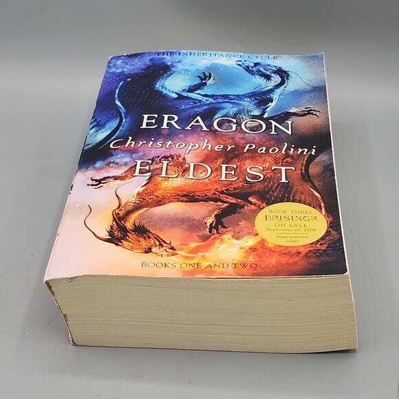 Eragon Eldest Inheritance Cycle Books 1 & 2 Christopher Paolini 1st Omnibus Ed. - Picture 16 of 16